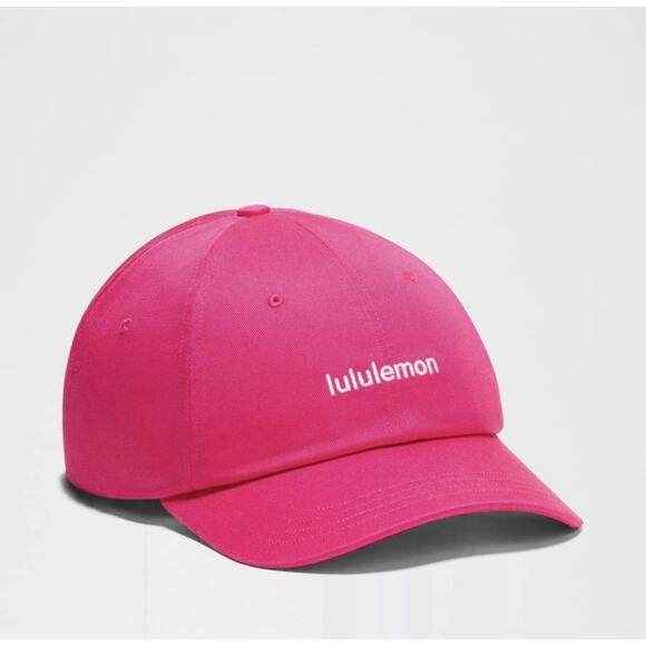 NWT Lululemon Unisex Classic Ball Cap Wordmark Color Magenta/White Size L/XL main image 4